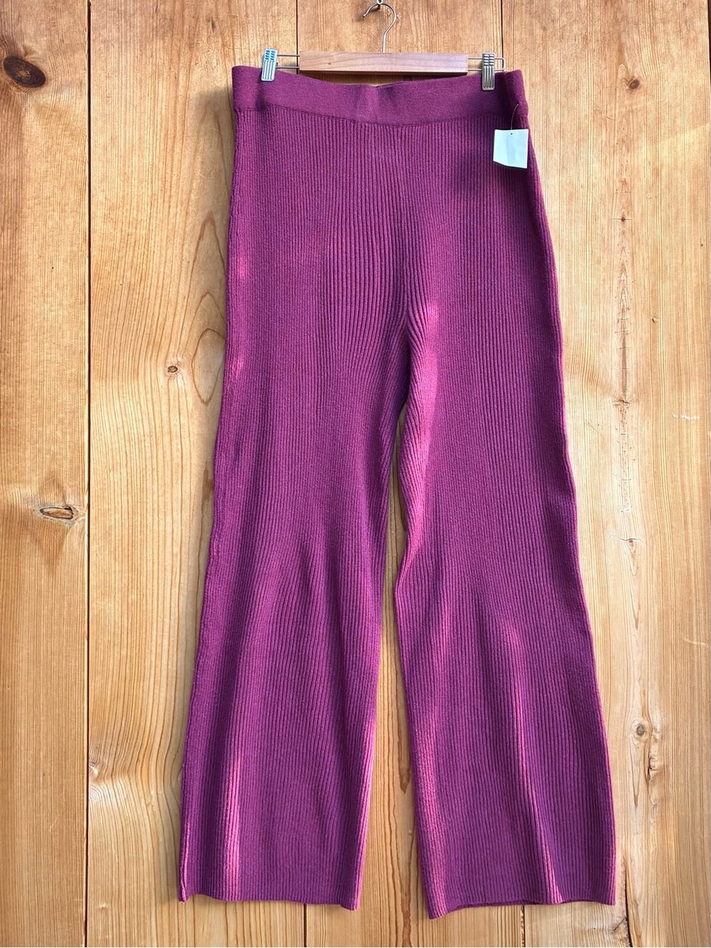 Halogen NWOT Purple Sweater Pants Sz Large